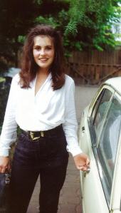 Angela Barnett Stunt Chicken 1991 car