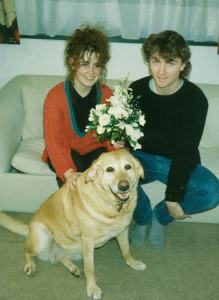 ANgela Barnett Stunt Chicken Couch Brother